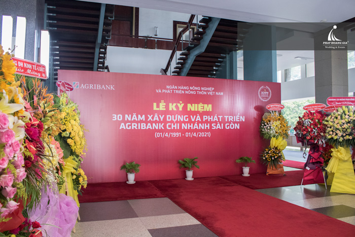 Khu vực back drop chụp hình