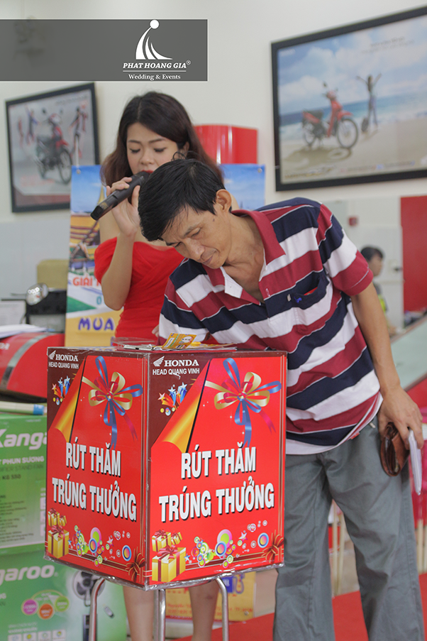 bốc thăm trúng thưởng head honda