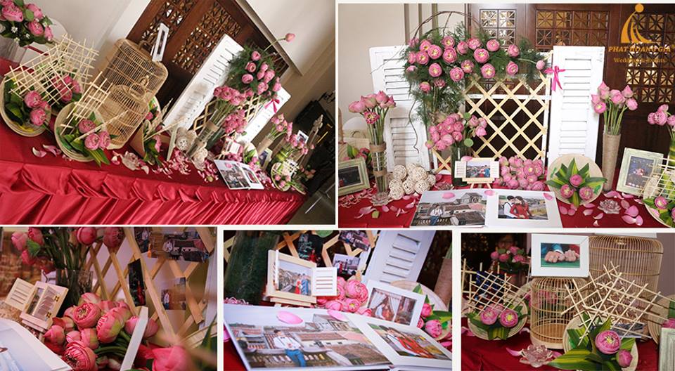 trang trí bàn gallery tiệc cưới 2