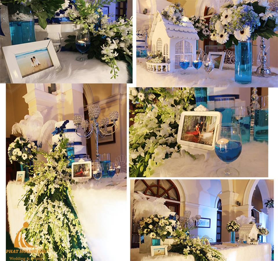 trang trí bàn gallery tiệc cưới 3