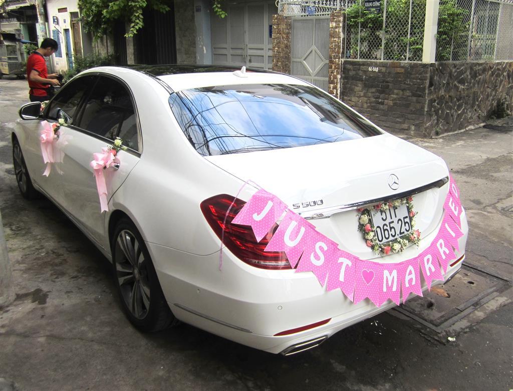 trang trí xe hoa ngày cưới 9