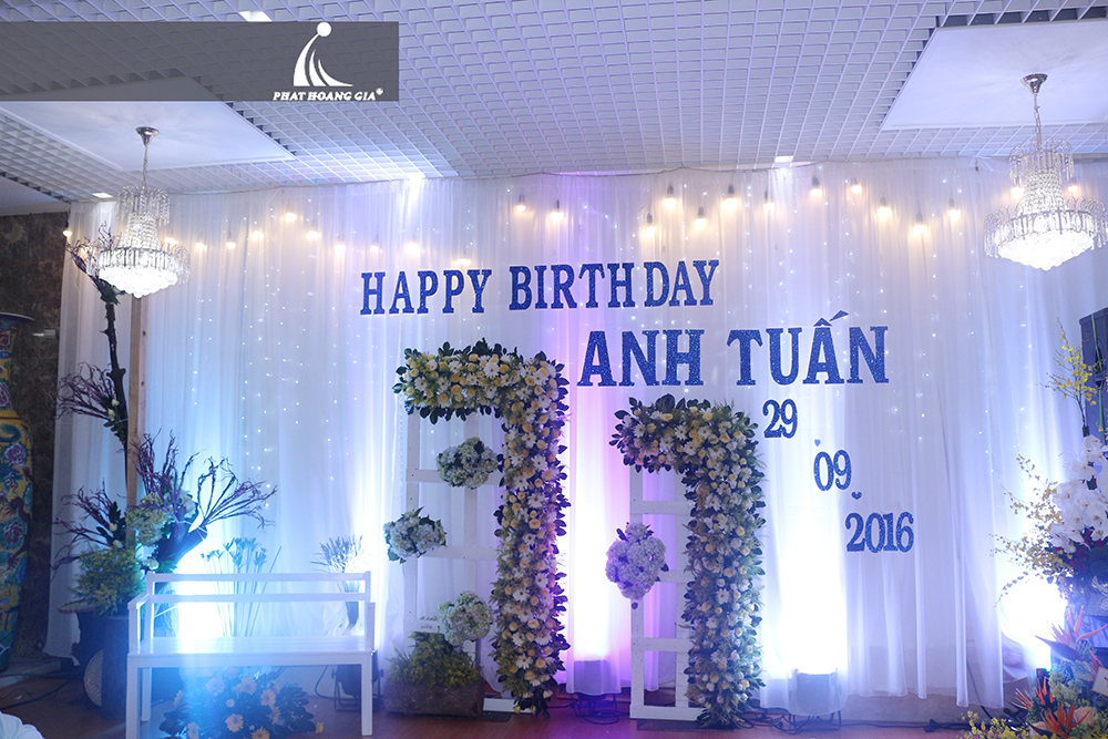 trang trí tiệc sinh nhật Hoàng Quân 9
