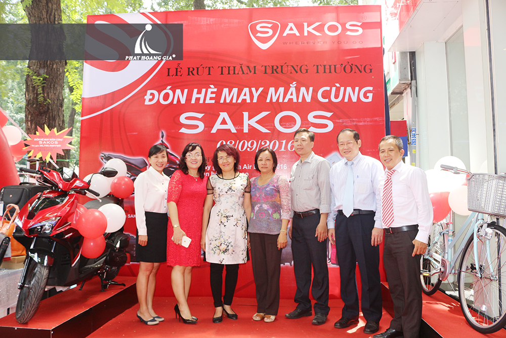 CHương trình rút thăm trúng thưởng của Sakos 15