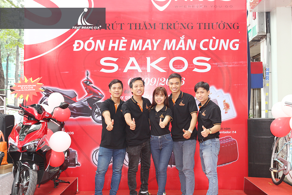 CHương trình rút thăm trúng thưởng của Sakos 18
