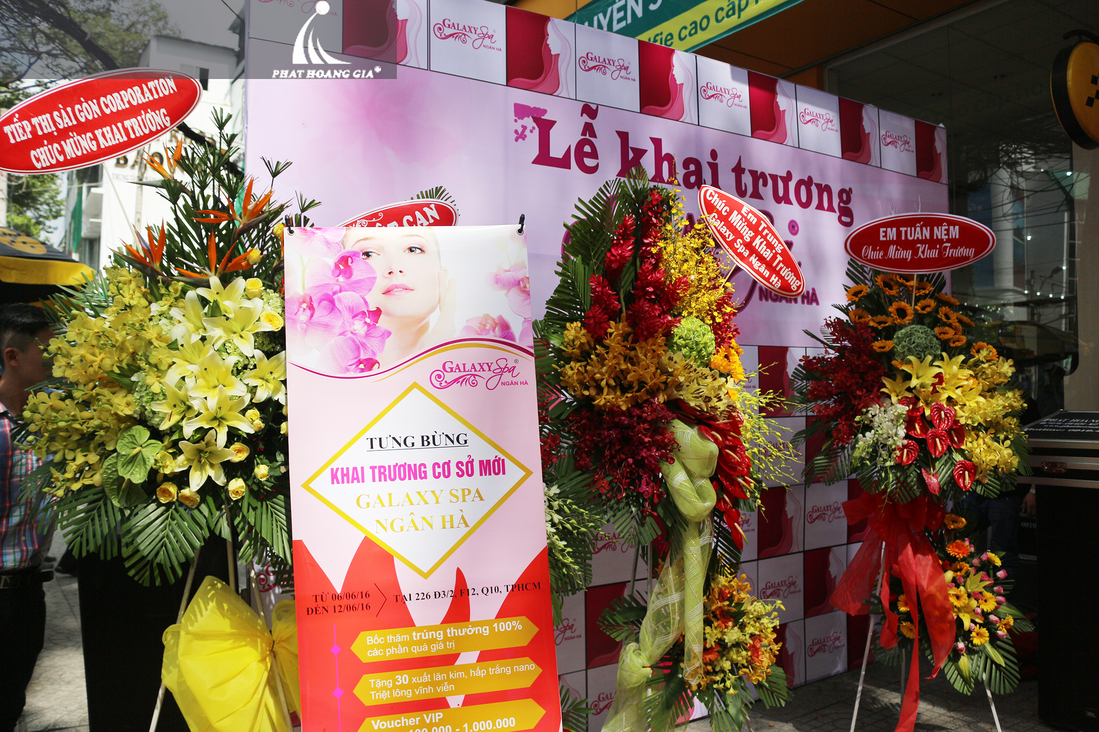Lễ khai trương Galaxy Spa 13- phathoanggia