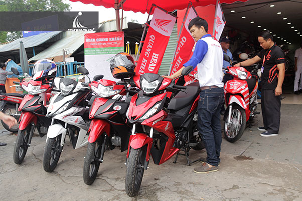 thi lái xe cùng head honda quang khánh 7