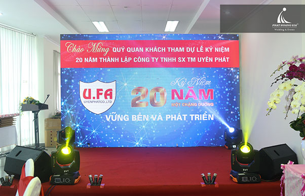 kỷ niệm 20 năm thành lập công ty Uyên Phát
