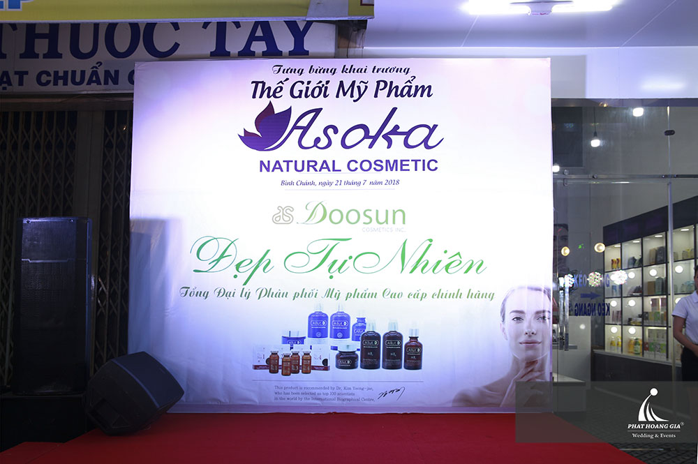 Lễ khai trương Thế Giới Mỹ Phẩm Asoka