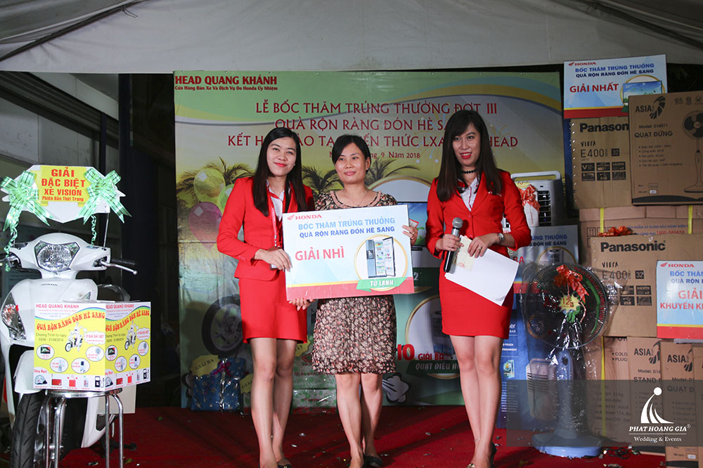 Bốc thăm trúng thưởng - Honda Quang Khánh