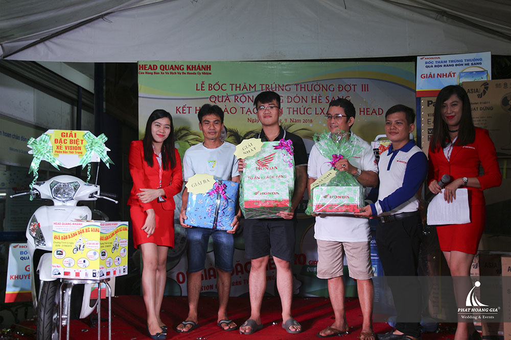 Bốc thăm trúng thưởng - Honda Quang Khánh