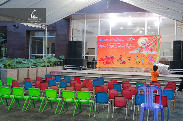 Tổ chức trung thu tại khu căn hộ chung cư