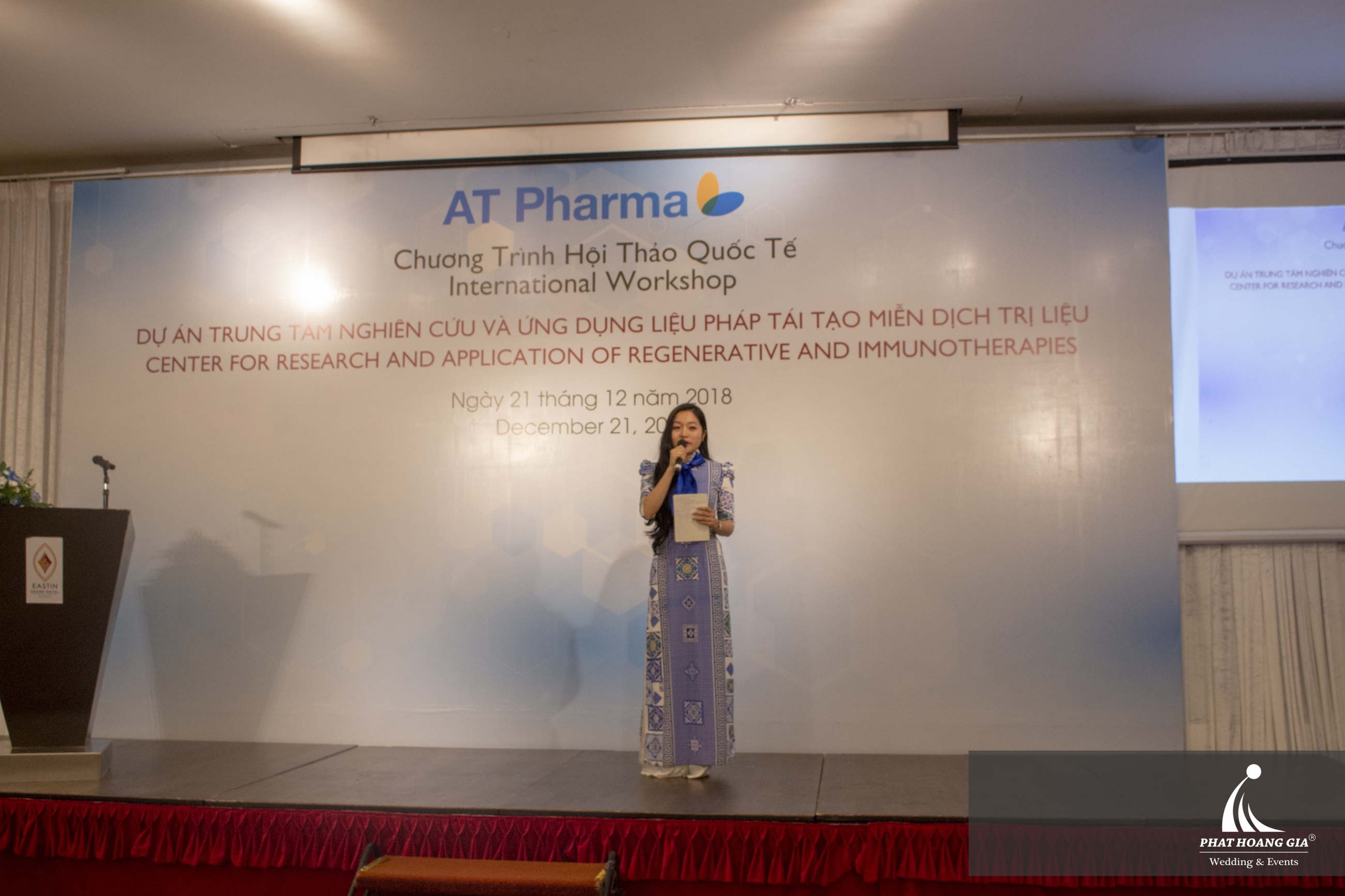 Hội thảo quốc tế - Dự án trung tâm nghiên cứu và ứng dụng liệu pháp tái tạo miễn dịch trị liệu