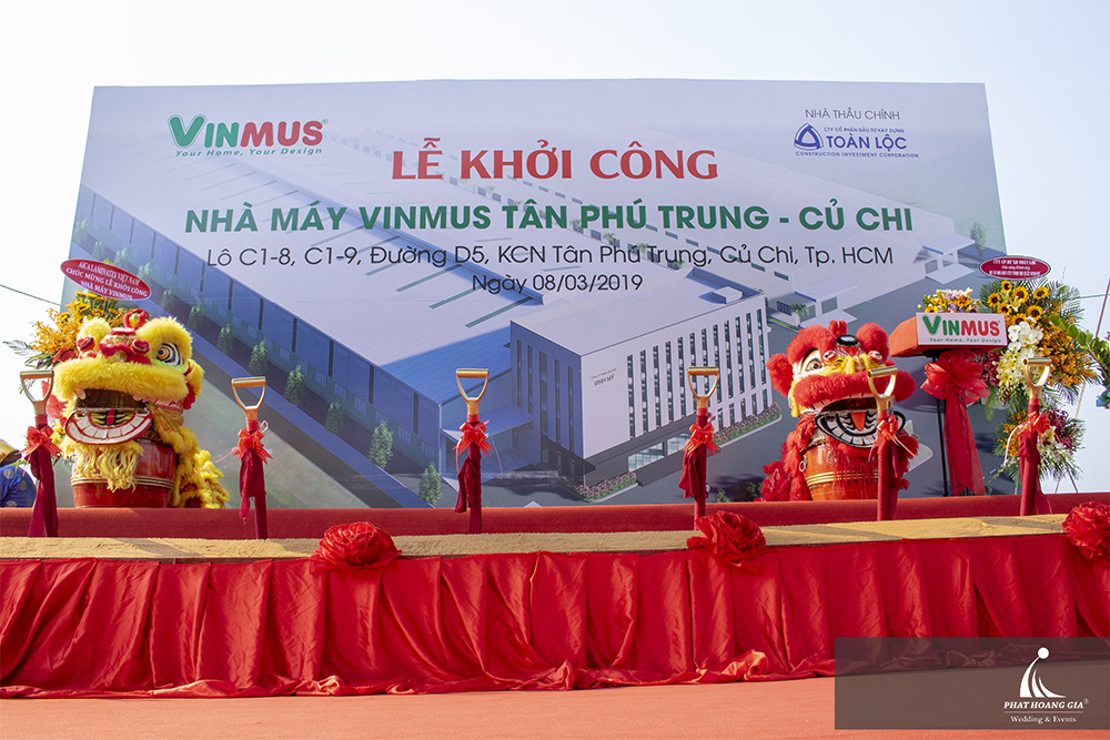 Lễ khởi công xây dựng nhà máy nội thất Vinmus