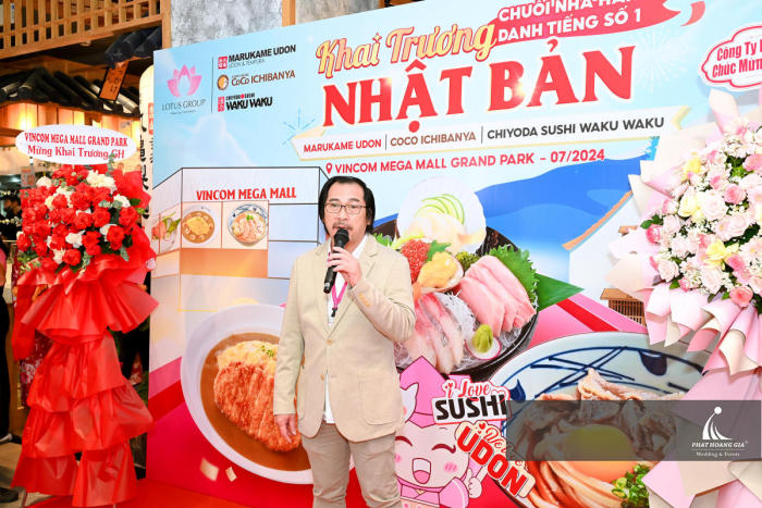 khai trương chuỗi nhà hàng Nhật Bản