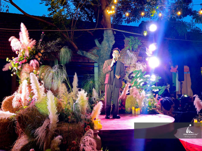 wedding ngoài trời
