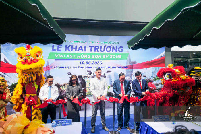 khai trương VinFast Hùng Sơn EV Zone