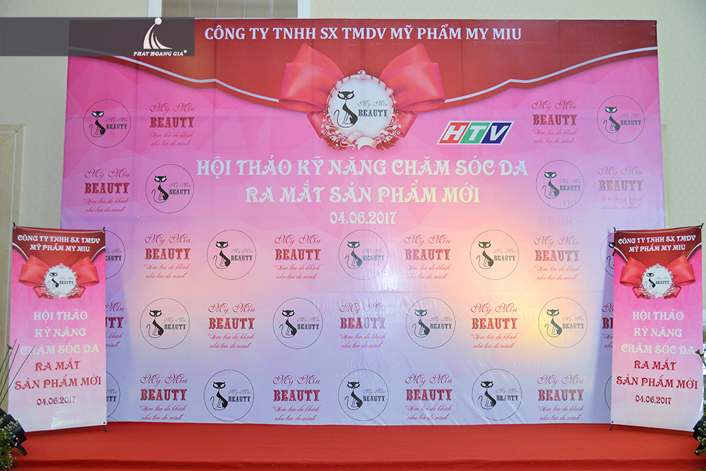 hội thảo ra mắt sản phẩm mới mỹ phẩm my miu 2