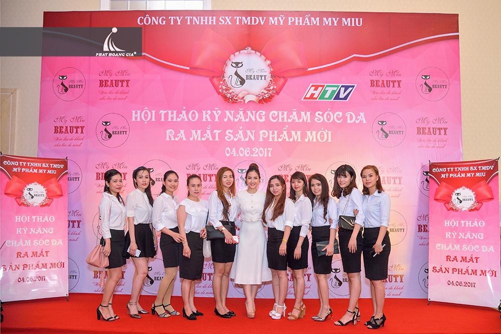 hội thảo ra mắt sản phẩm mới mỹ phẩm my miu 8