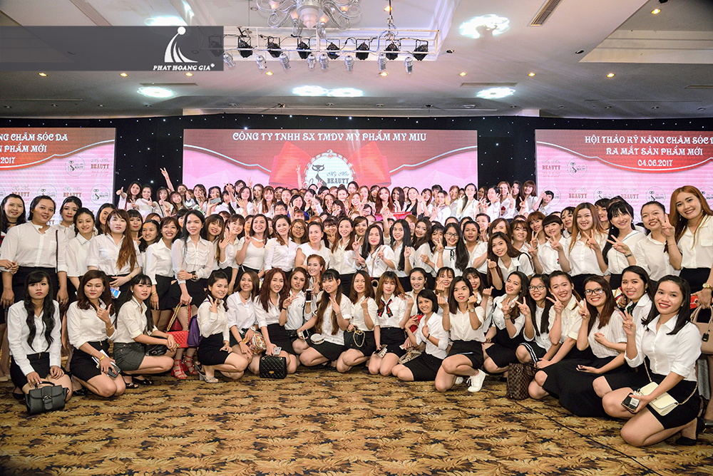 hội thảo ra mắt sản phẩm mới mỹ phẩm my miu 40