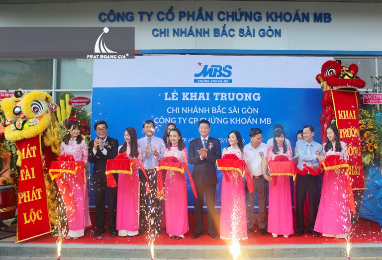 LỄ KHAI TRƯƠNG CTCP CHỨNG KHOÁN MB - CHI NHÁNH BẮC SÀI GÒN