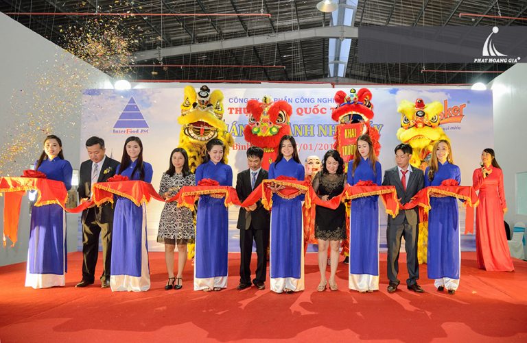 KHÁNH THÀNH NHÀ MÁY CÔNG TY CPCN THỰC PHẨM QUỐC TẾ