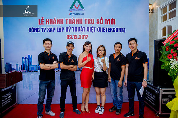 Lễ khánh thành trụ sở mới công ty Vietekcons