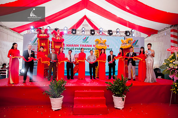Lễ khánh thành Nhà máy Dược phẩm Vietvet