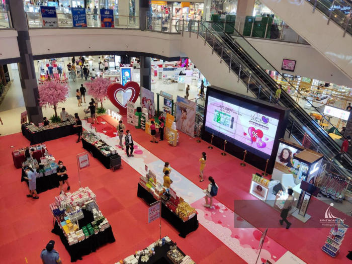 TRANG TRÍ VALENTINE SẢNH SC01 AEON MALL TÂN PHÚ