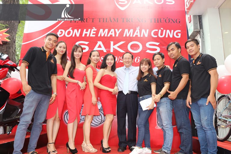 LỄ RÚT THĂM TRÚNG THƯỞNG NHẬN QUÀ MAY MẮN CÙNG SAKOS