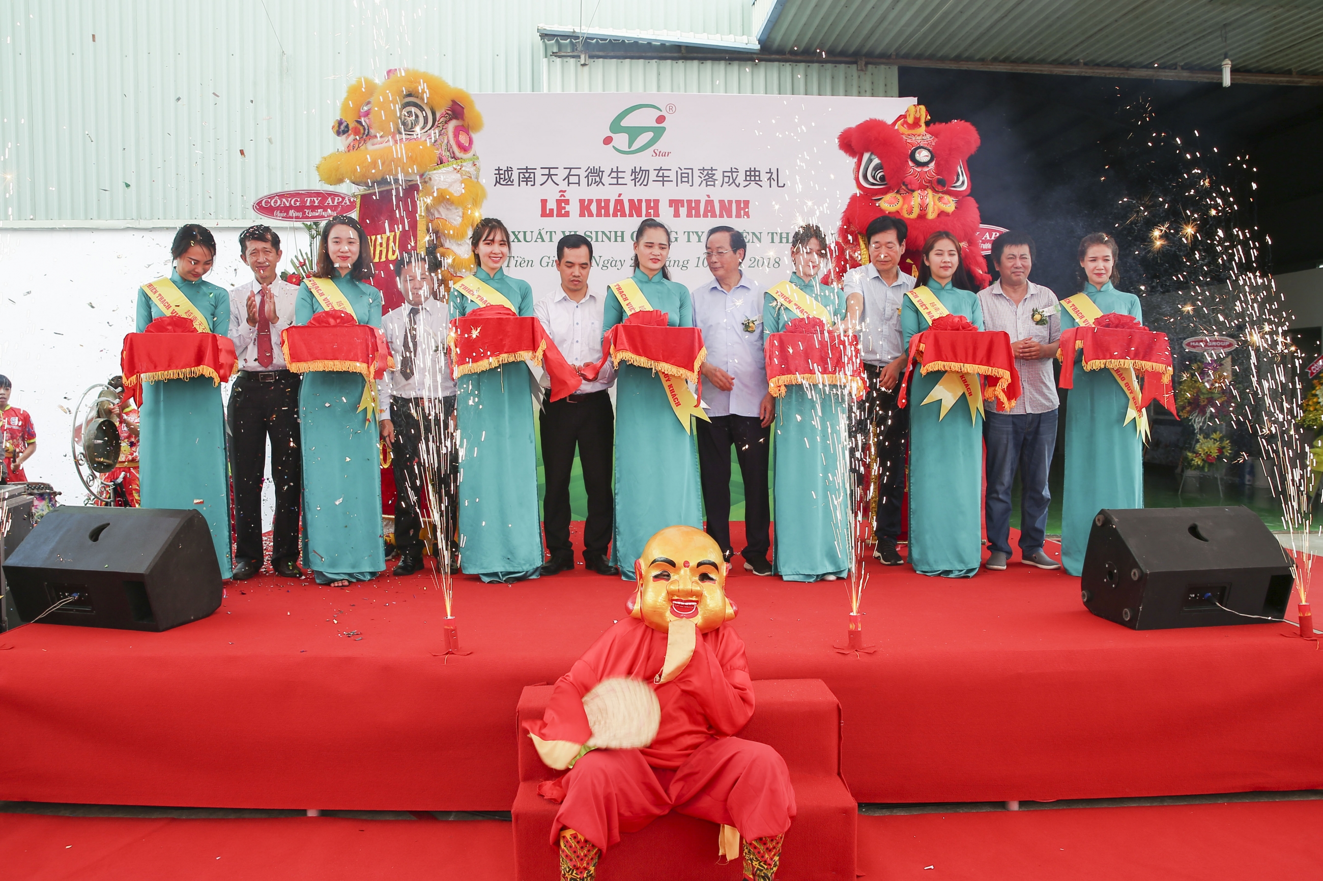 LỄ KHÁNH THÀNH NHÀ XƯỞNG SX VI SINH – CÔNG TY THIÊN THẠCH VN