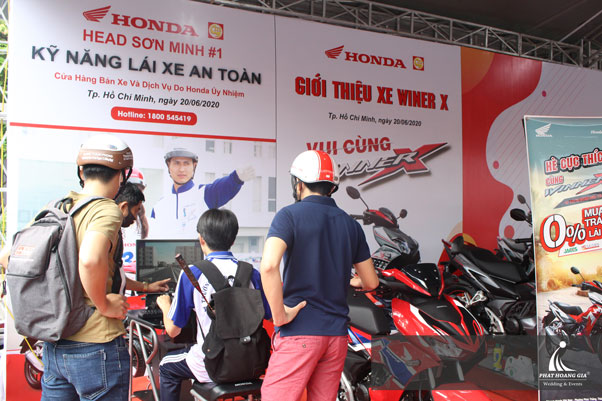 NGÀY HỘI 4S HEAD HONDA SƠN MINH – ĐẠI HỌC SƯ PHẠM HCM