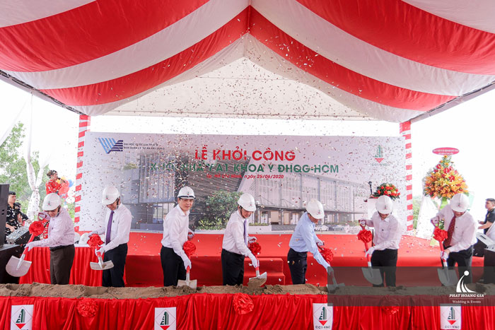 LỄ KHỞI CÔNG KHỐI NHÀ Y.A1 KHOA Y ĐẠI HỌC QUỐC GIA - TPHCM