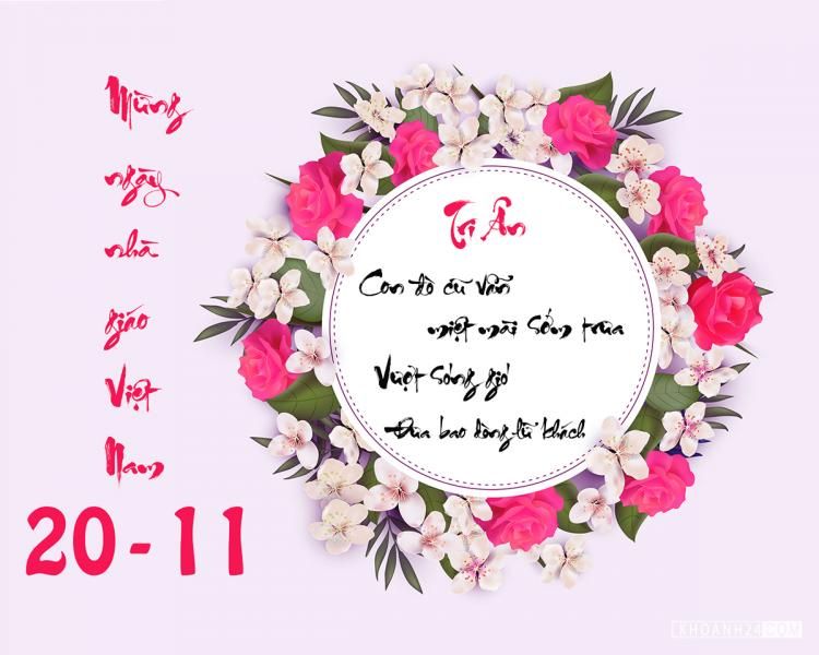 TỔ CHỨC LỄ TRI ÂN THẦY CÔ 20.11