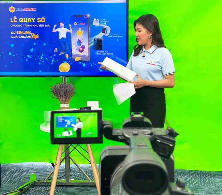 LỄ QUAY SỐ TRÚNG THƯỞNG – GỬI ONLINE QUÀ CHUẨN STYLE – NGÂN HÀNG VIETBANK