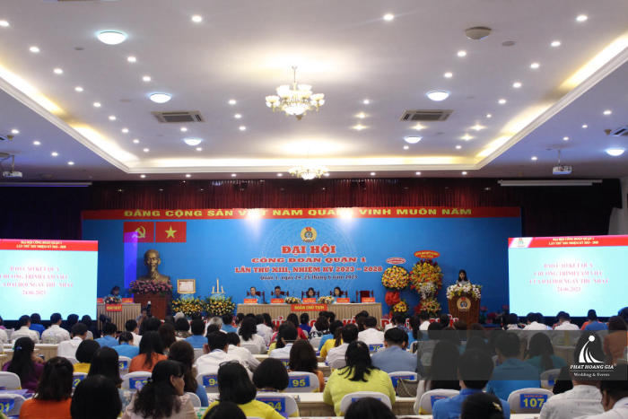 ĐẠI HỘI CÔNG ĐOÀN QUẬN 1, LẦN THỨ XIII, NHIỆM KỲ 2023-2028