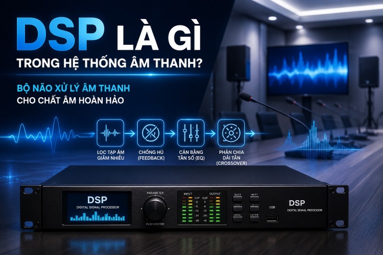 DSP Là Gì? Vai Trò, Ứng Dụng Và Tầm Quan Trọng Trong Hệ Thống Âm Thanh